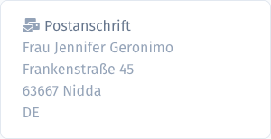postanschrift postanschrift