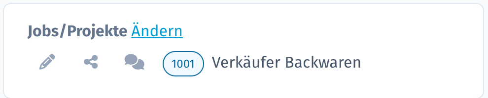 Link zum Extranet-Chat in der Bewerber-Übersicht