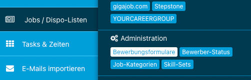 Online-Bewerbungsformulare