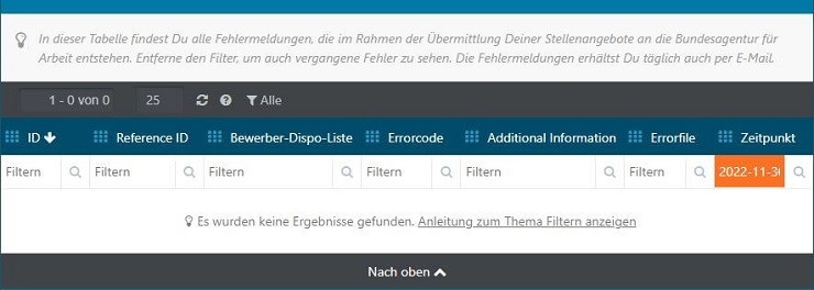 fehlermeldungen-agentur-arbeit