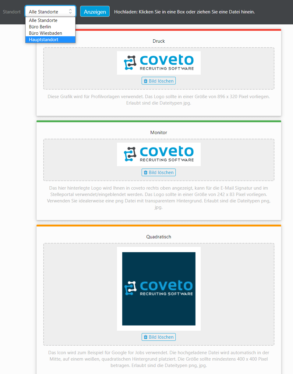 Logo-Standort