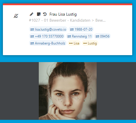dublettenanzeige
